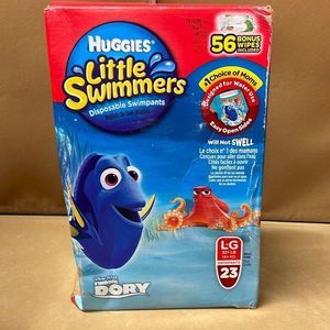 Huggies Little Swimmers Disposable Swimpants Large 32+ LB